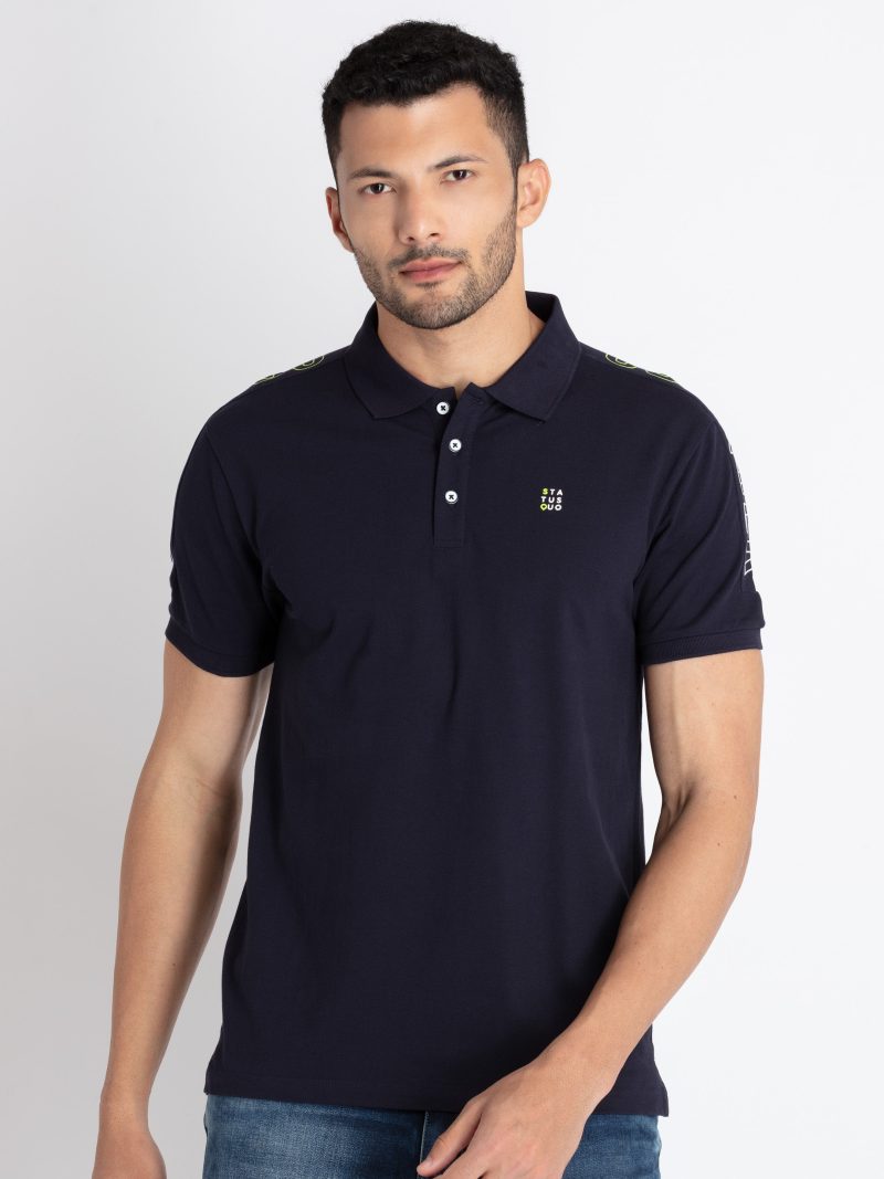 Mens Solid Polo T-Shirt