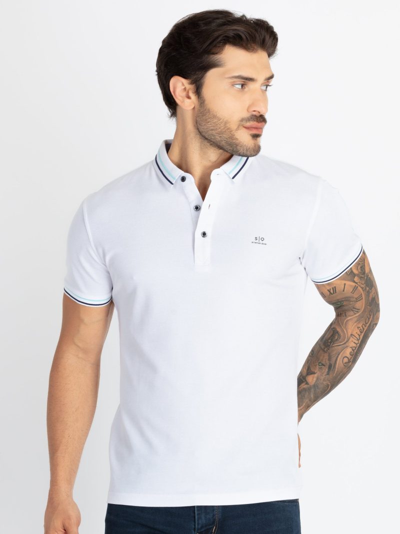 Mens Solid Polo T-Shirt