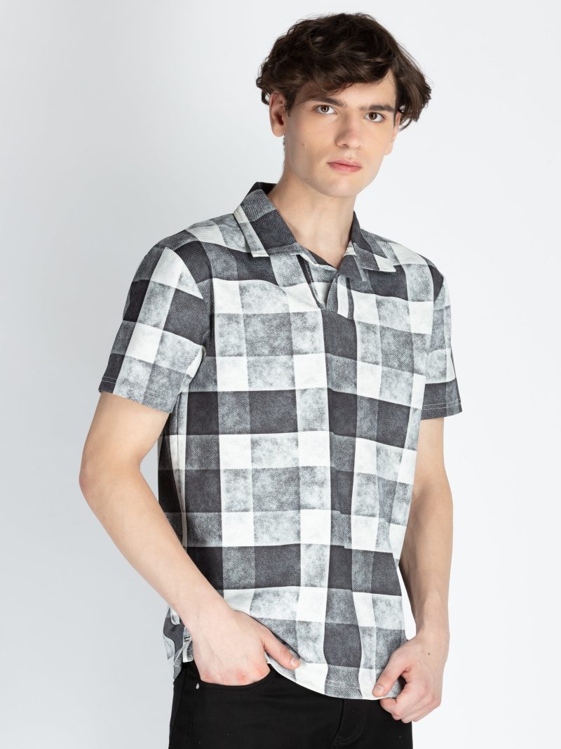 Mens All Over Printed Polo T-Shirt