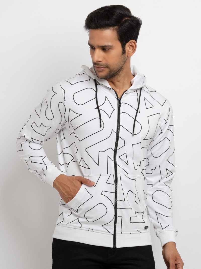 Mens All Over Printed Lightweight Sweatshirt