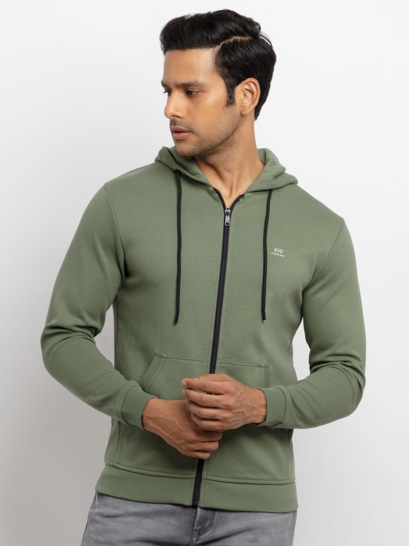 Mens Solid Lightweight Sweatshirt