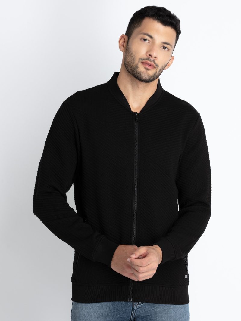 Mens Henley Neck Lightweight Sweatshirt