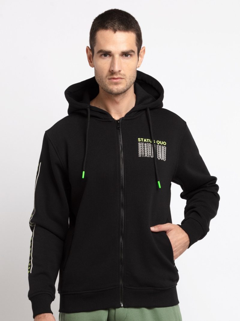 Mens Printed Hooded Sweatshirt