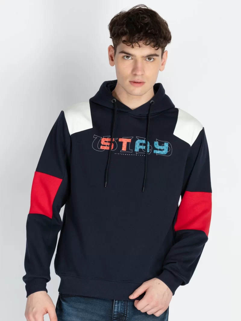 Mens Mix & Match Hooded Sweatshirt