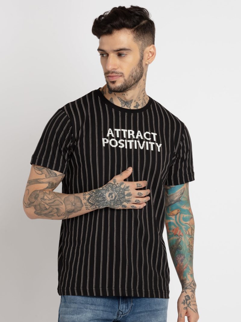 Mens Printed Round Neck T-Shirt