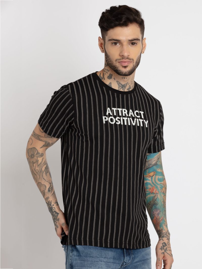 Mens Printed Round Neck T-Shirt