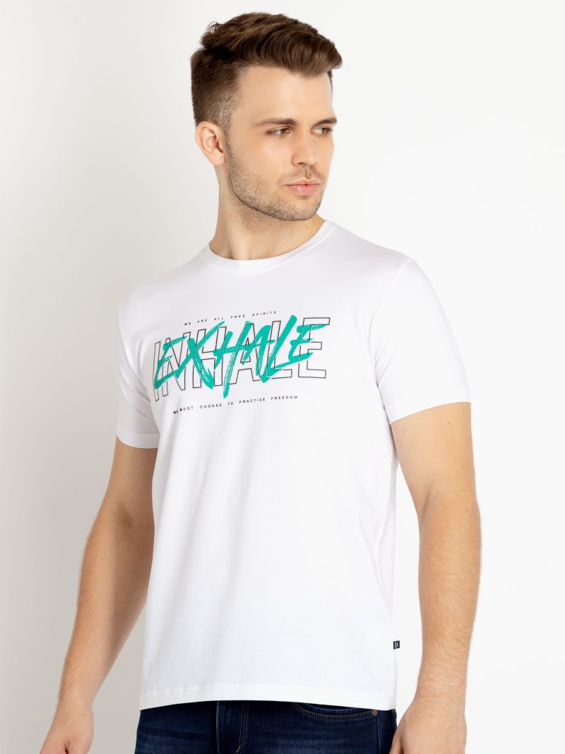 Mens Printed Round Neck T-Shirts