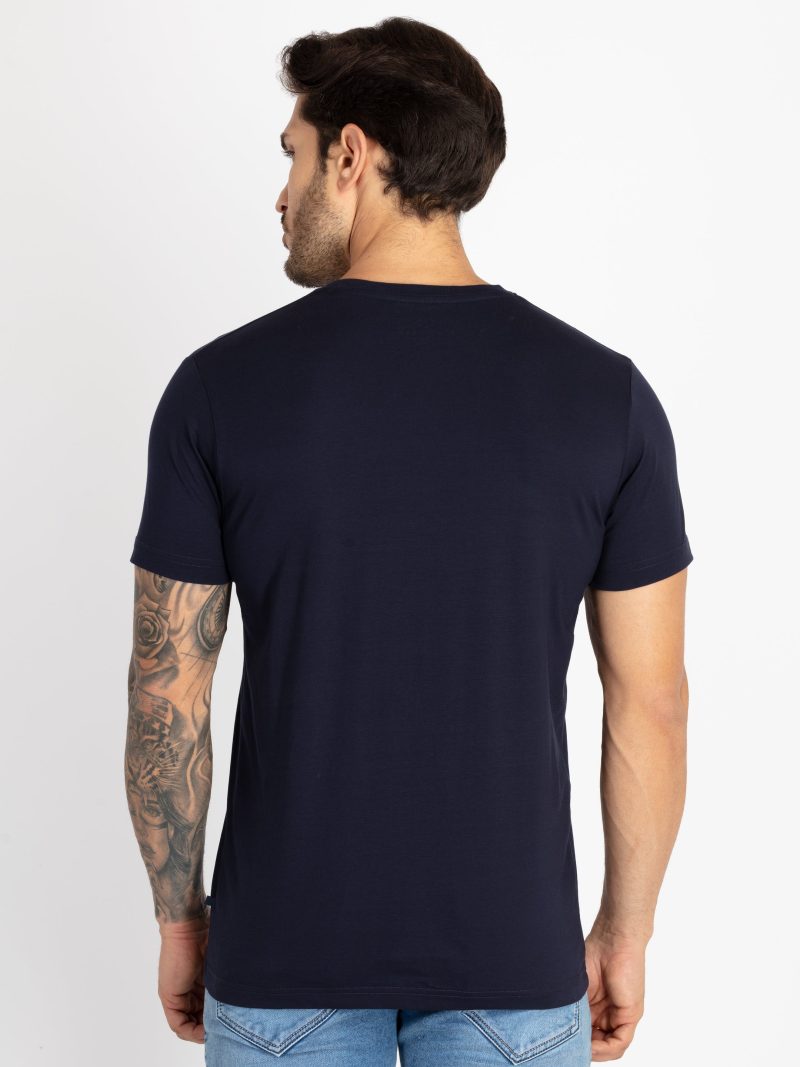 Mens Printed Round Neck T-Shirt