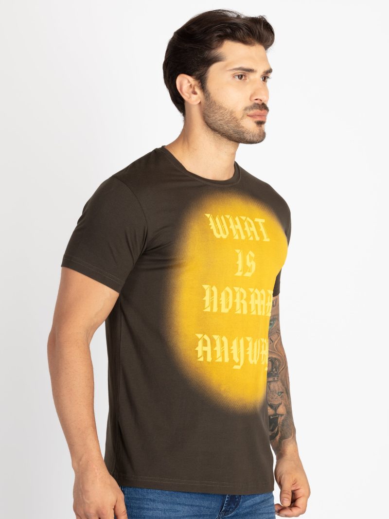 Mens Printed Round Neck T-Shirts