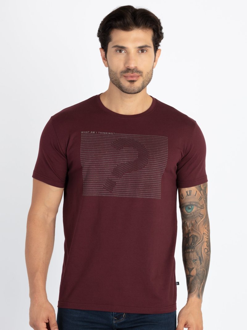 Mens Printed Round Neck T-Shirts