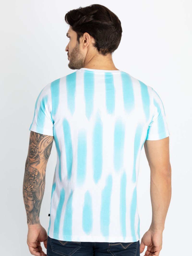 Mens All Over Printed Round Neck T-Shirt