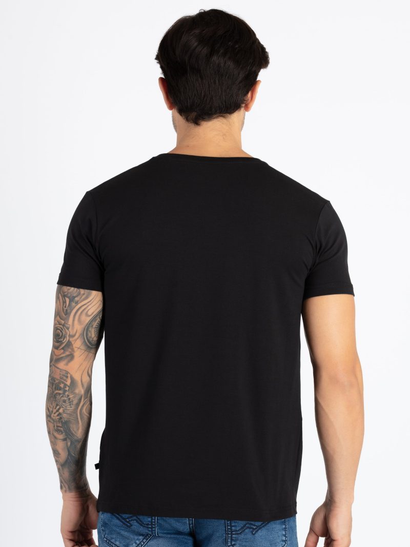 Mens Printed Round Neck T-Shirt