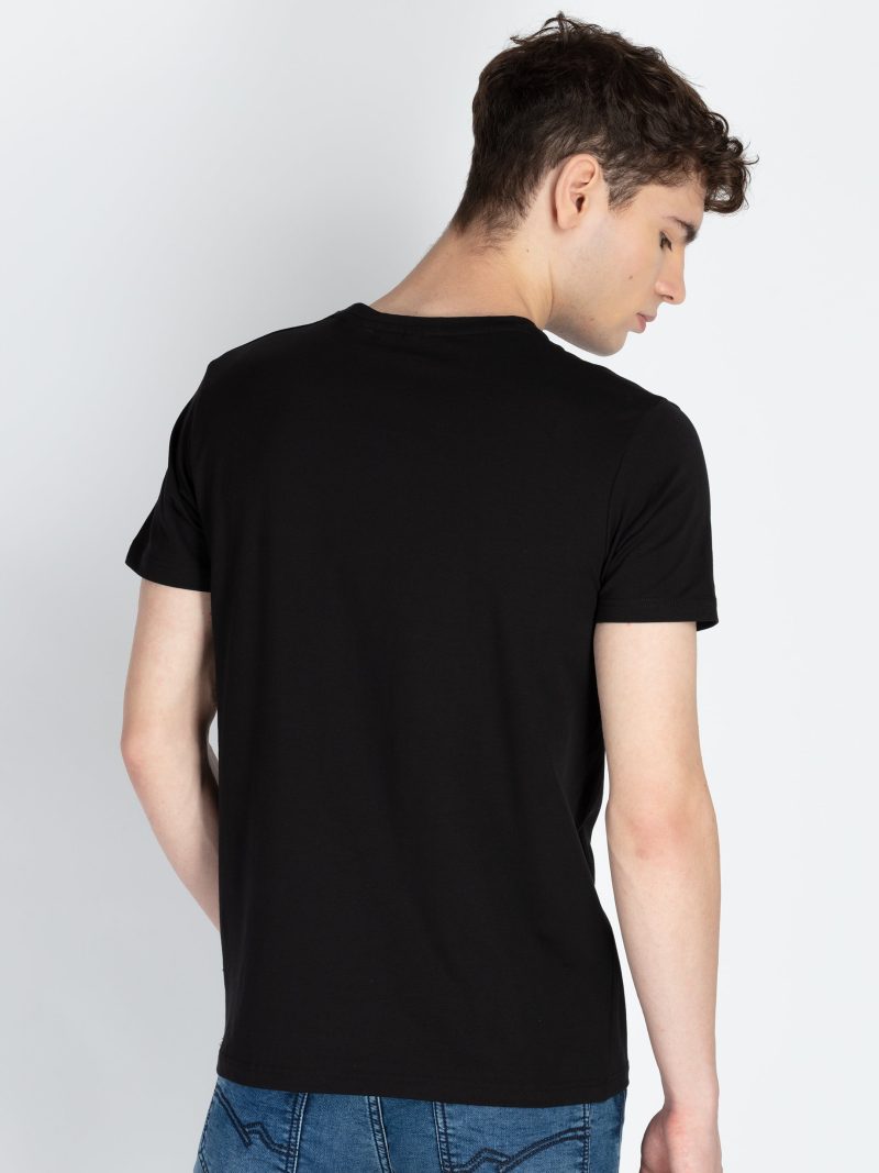 Mens Printed Round Neck T-Shirt