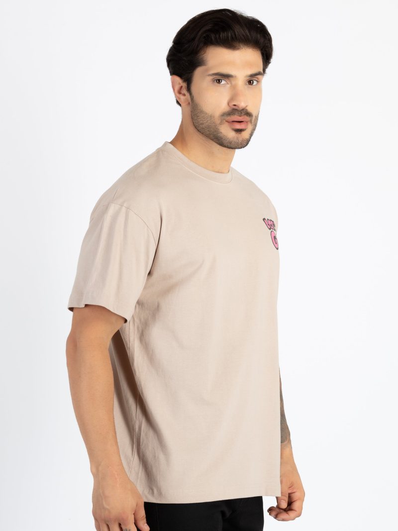 Mens Front & Back Printed Oversized T-Shirt