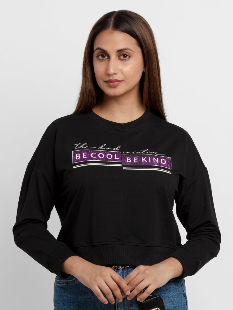 Womens Printed Lightweight Sweatshirt