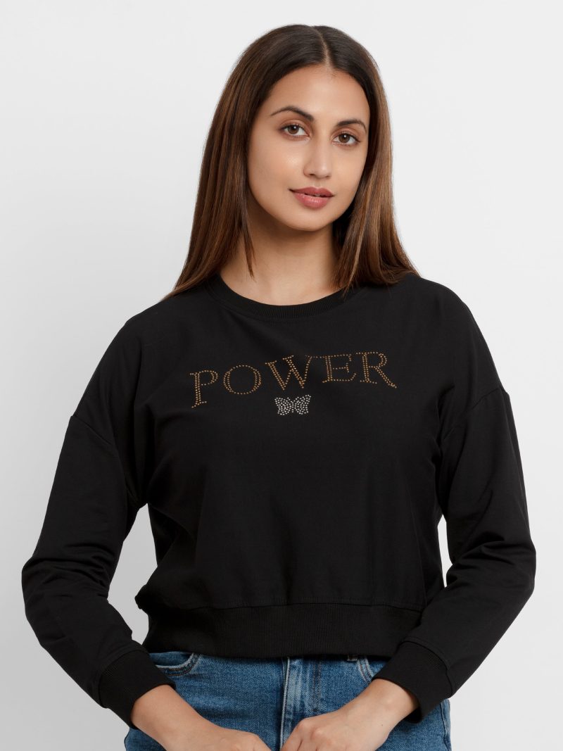 Womens Printed Lightweight Sweatshirt