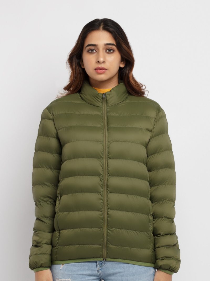 Women'S Quilted Lightweight Jacket With Pouch