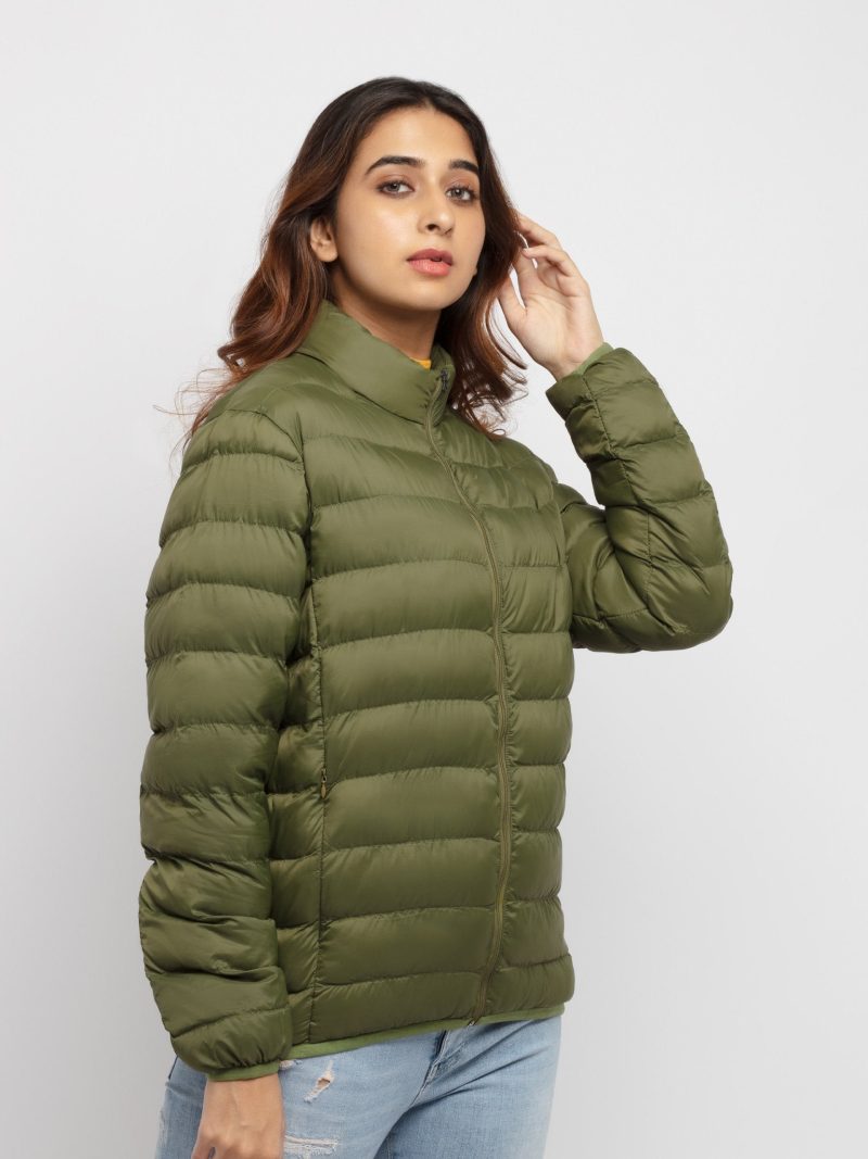 Women'S Quilted Lightweight Jacket With Pouch