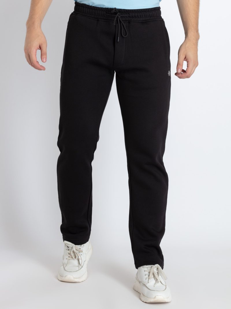 Mens Solid Regular Fit Track Pants