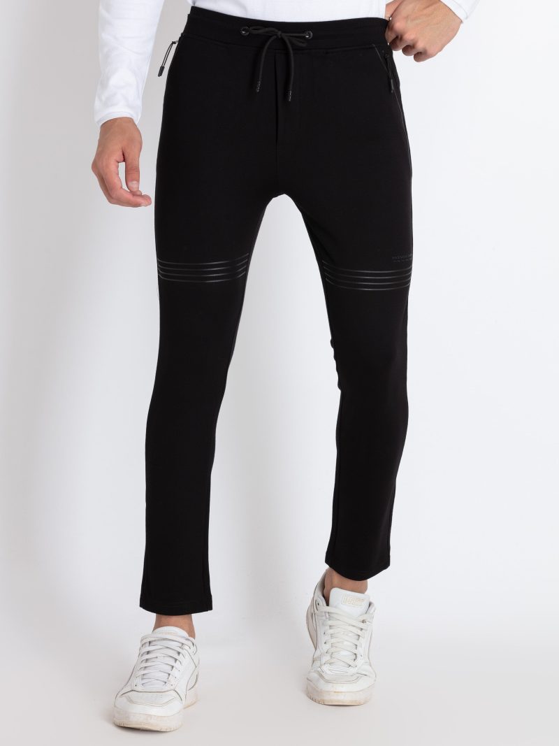 Mens Solid Regular Fit Track Pants