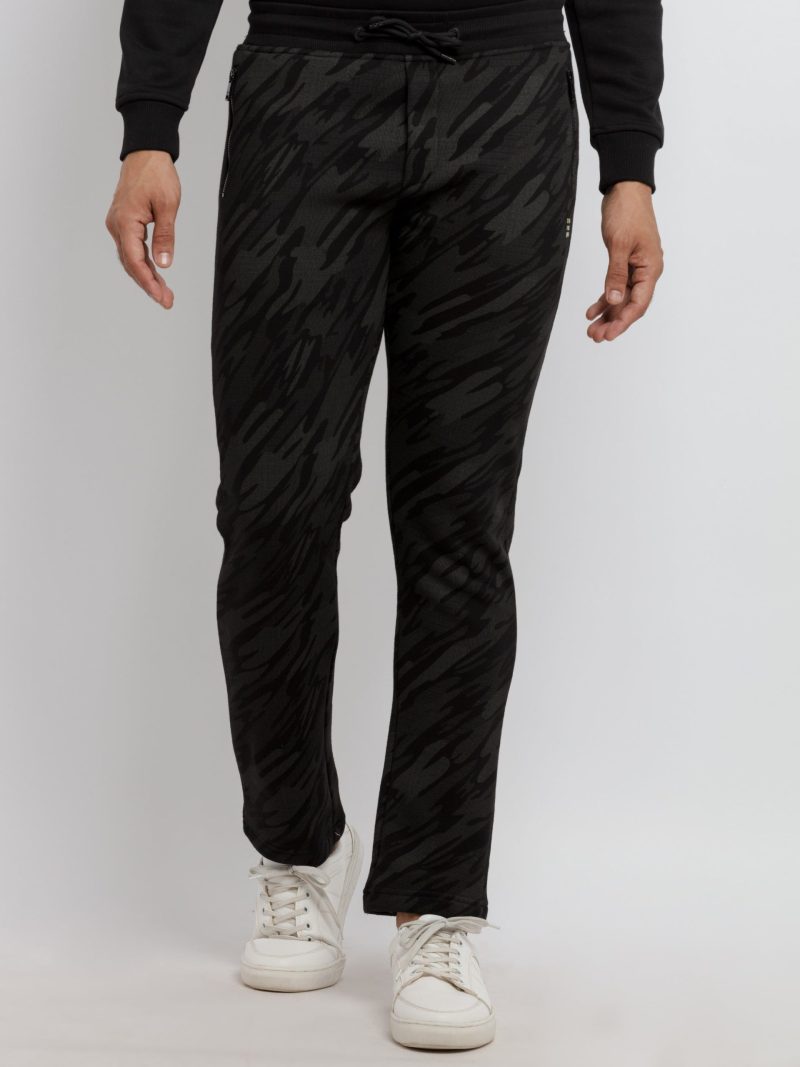 Mens Printed Regular Fit Trackpant