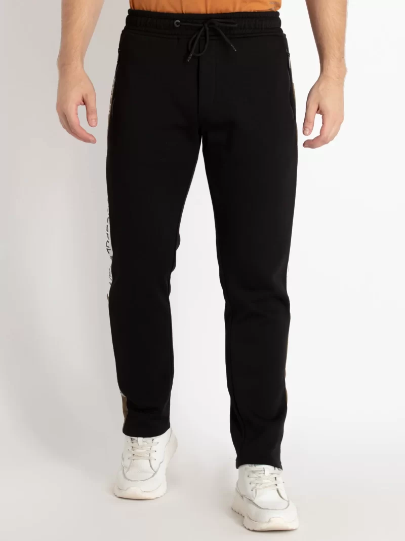 Mens Solid Regular Fit Track Pants