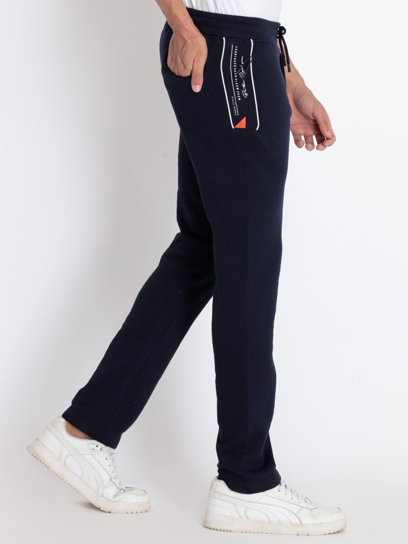 Mens Solid Regular Fit Track Pants