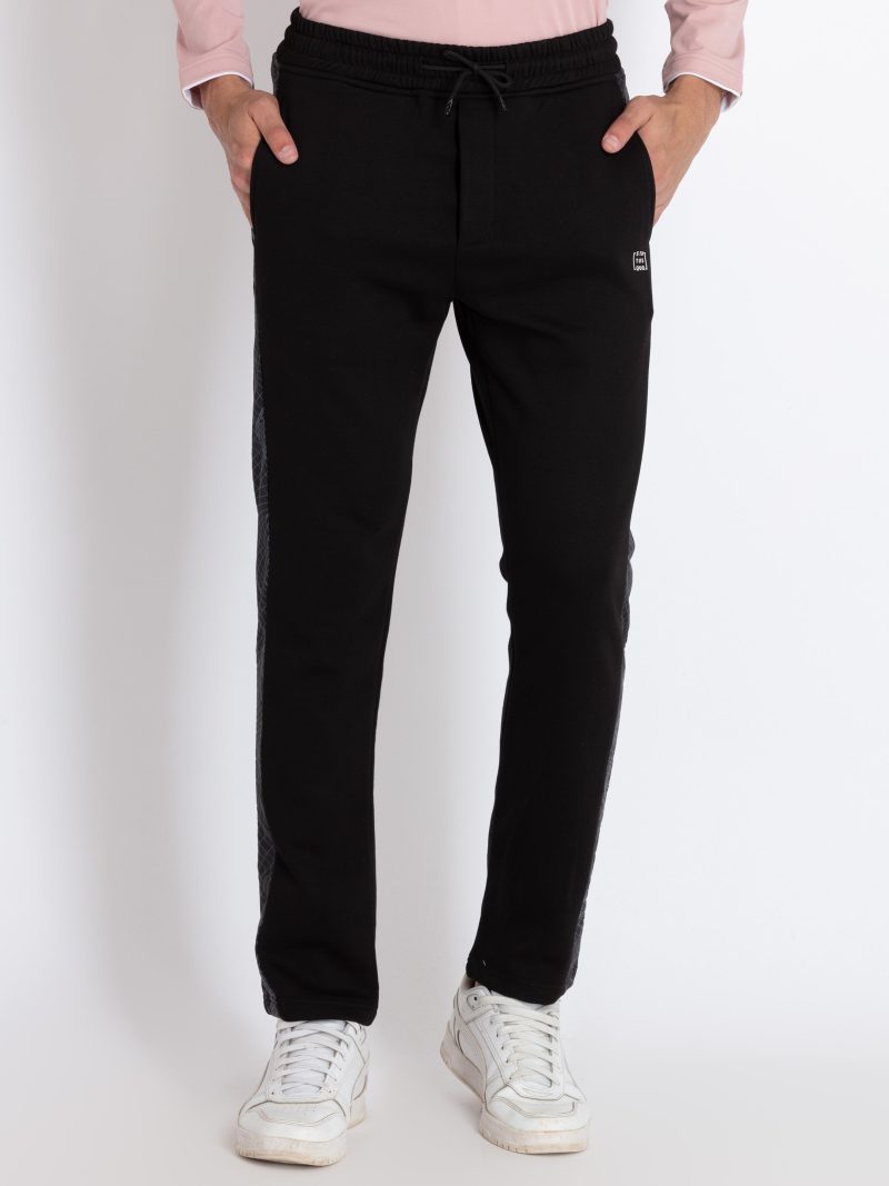 Mens Solid Regular Fit Track Pants