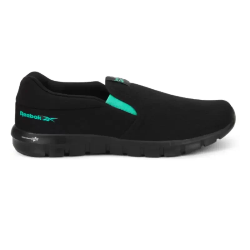 Leap Slip On - Men Black Walking Shoes