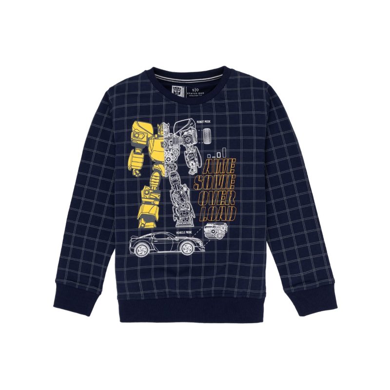 Boys All Over Printed Lightweight Sweatshirt