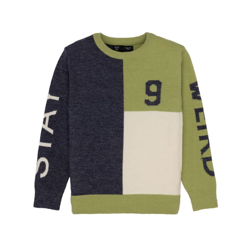 Boys Mix & Match Round Neck Sweater