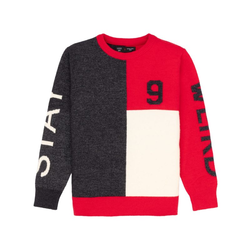 Boys Mix & Match Round Neck Sweater