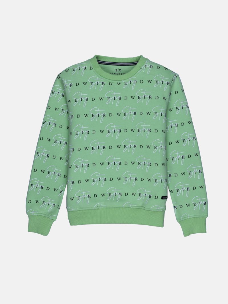 Boys All Over Printed Round Neck Sweatshirt