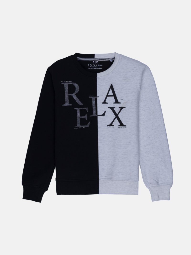 Boys Mix & Match Round Neck Sweatshirt