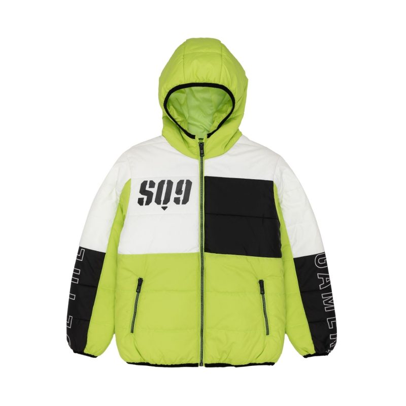 Boys Colourblocking Hooded Jacket