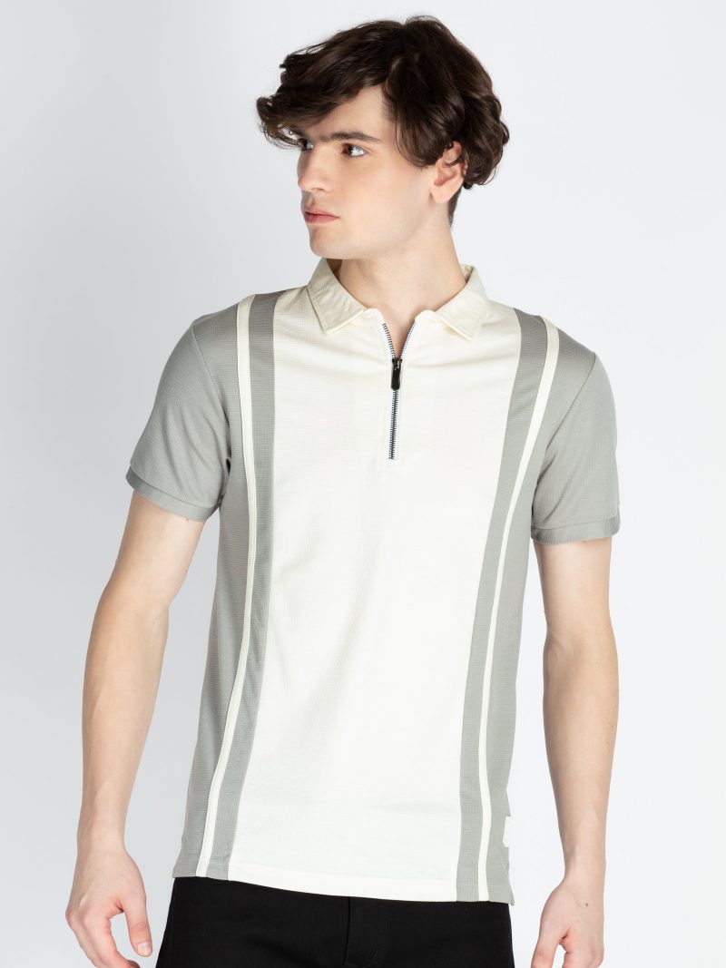 Mens Cut & Sew Polo T-Shirt