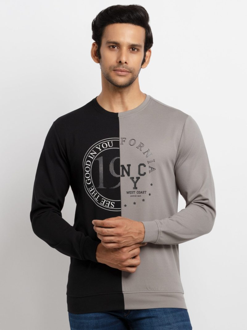 Mens Mix & Match Round Neck Sweatshirt