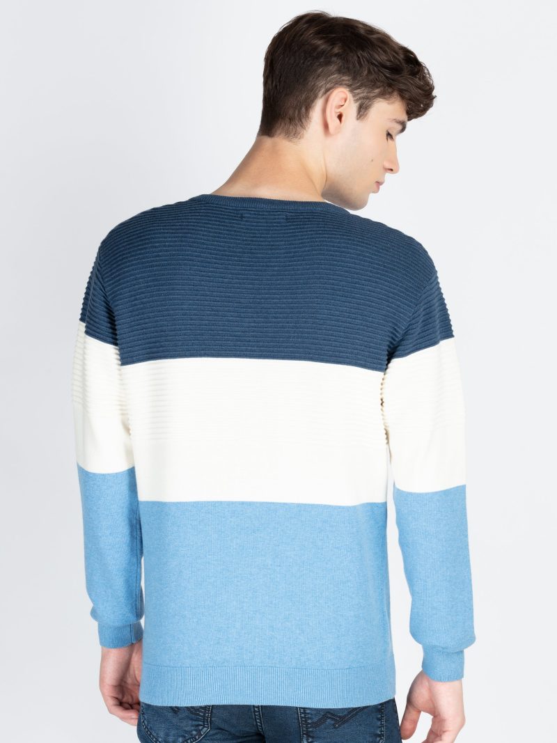 Mens Striped Sweater