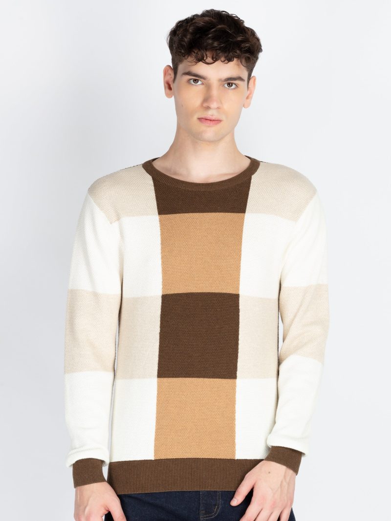 Mens Colourblocked Sweater