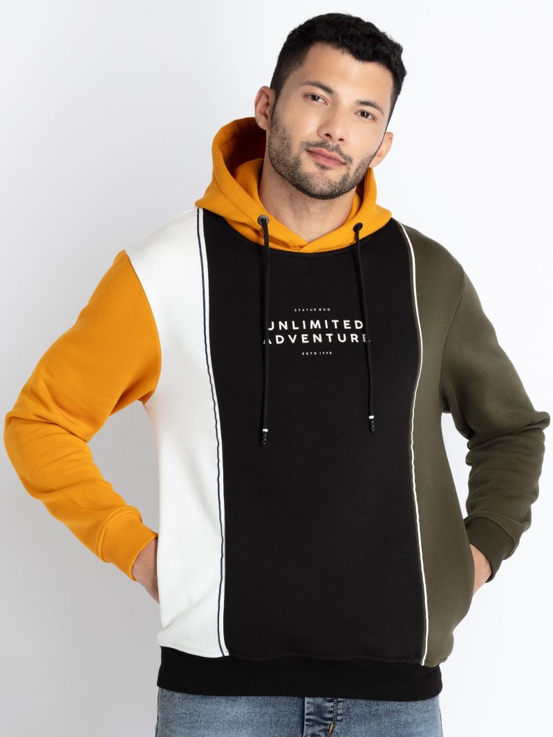 Mens Mix & Match Hooded Sweatshirt