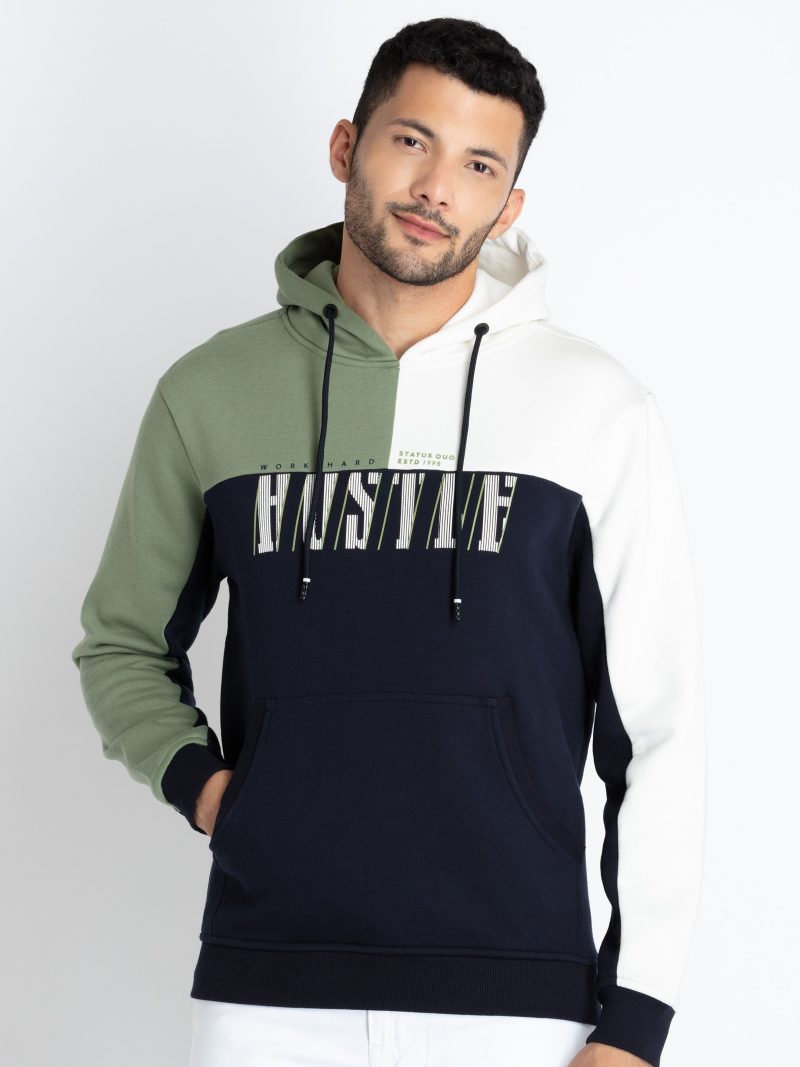 Mens Mix & Match Hooded Sweatshirt