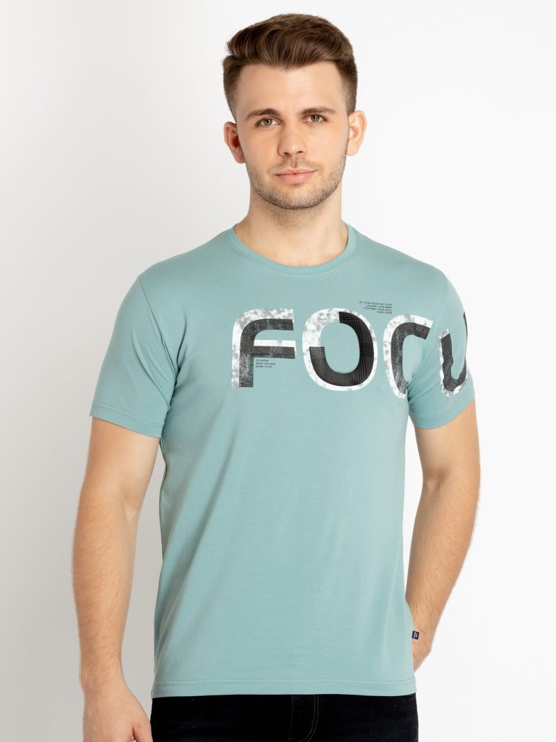 Mens Printed Round Neck T-Shirts