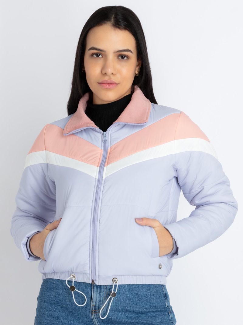 Womens Mix & Match High Neck Jacket