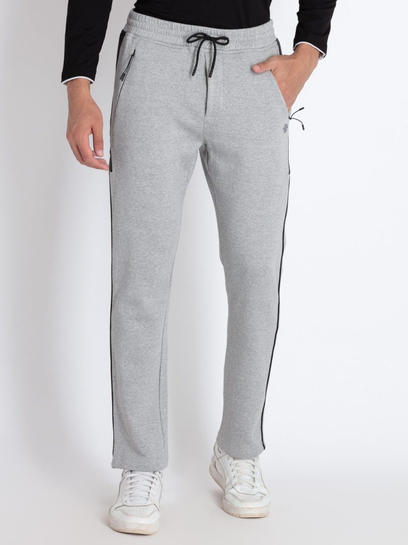 Mens Solid Regular Fit Track Pants