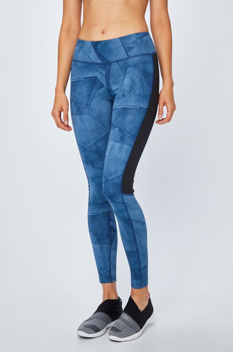 Reebok 
Solid Women Blue Tights