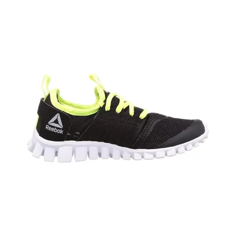 Reebok Boy'S Hurtle Runner Jr Black/Neon Yellow Sneakers