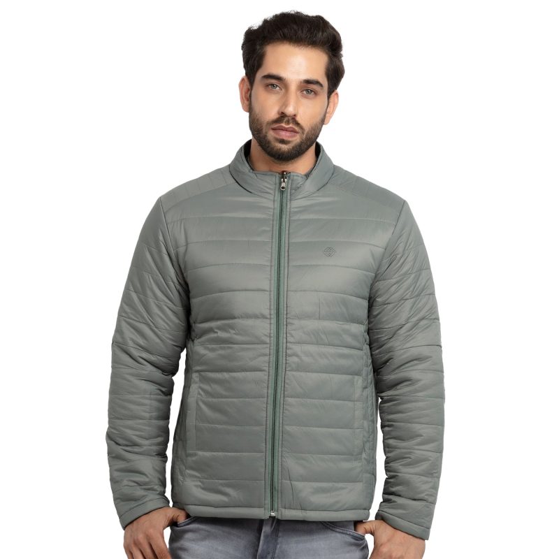 Mens Quilted Reversible High Neck Jacket