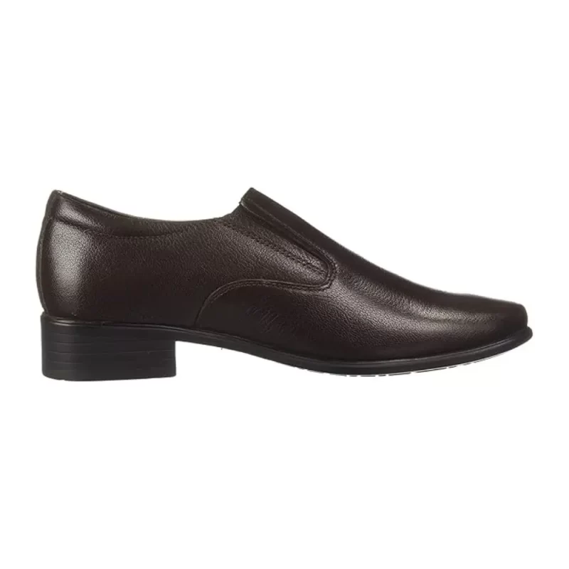 Lee Cooper Men Brown Leather Formal Shoes