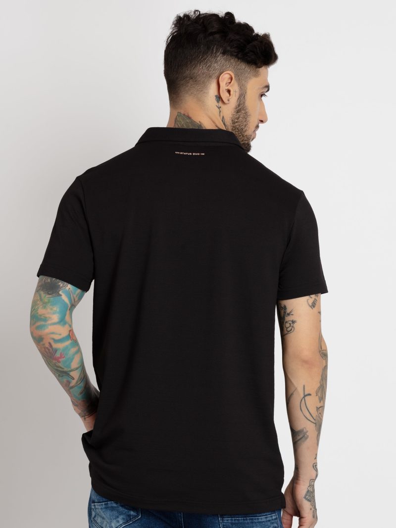 Mens Solid Polo T-Shirt