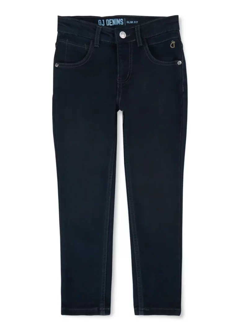 Gini & Jony 
Boys Regular Mid Rise Dark Blue Jeans